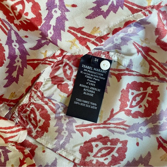 Isabel Marant blouse Ritonea NWT - Picture 8 of 8